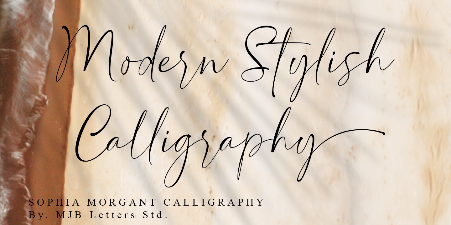 Sophia Morgant Regular Font preview